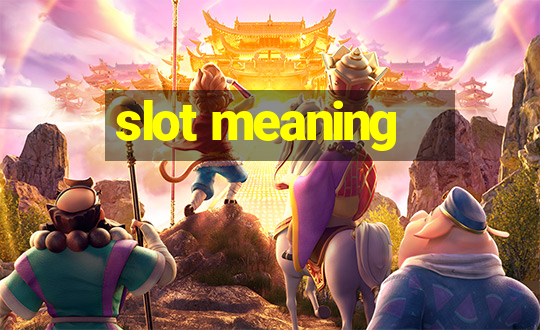 slot meaning