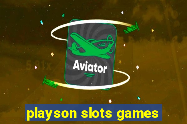 playson slots games