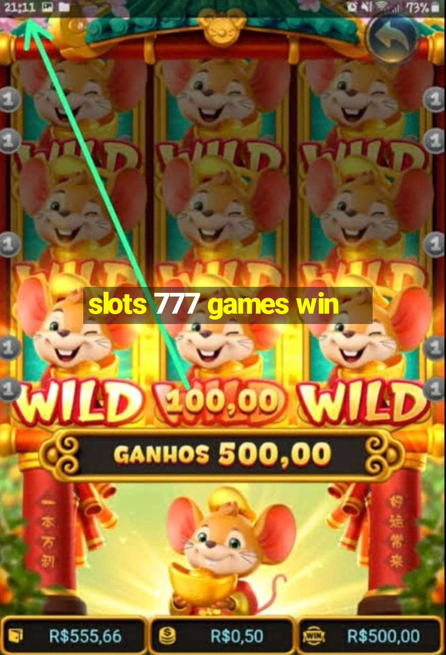 slots 777 games win