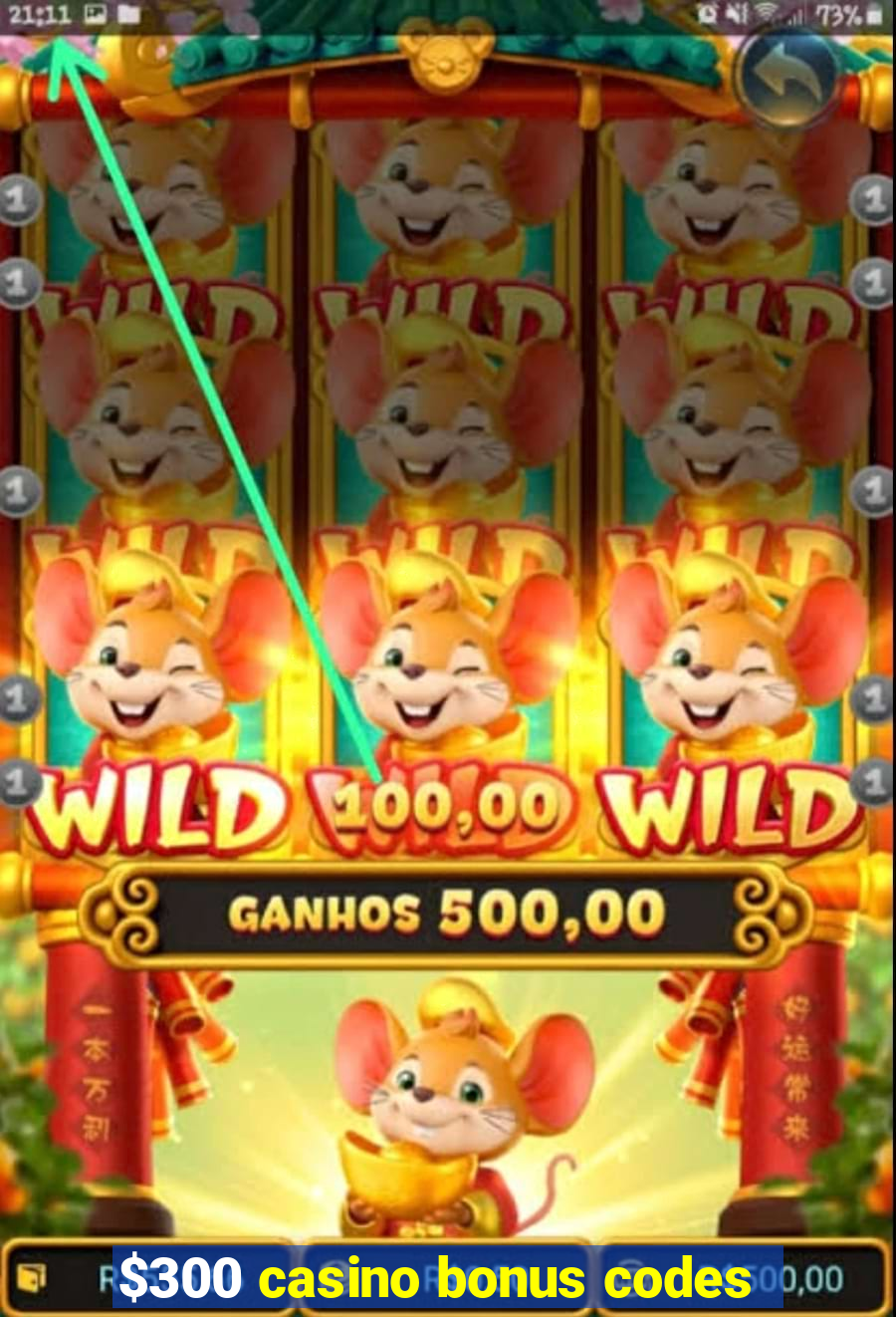 $300 casino bonus codes