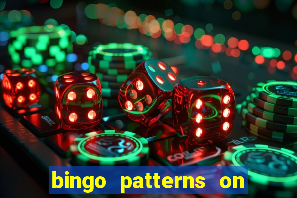 bingo patterns on slot machines