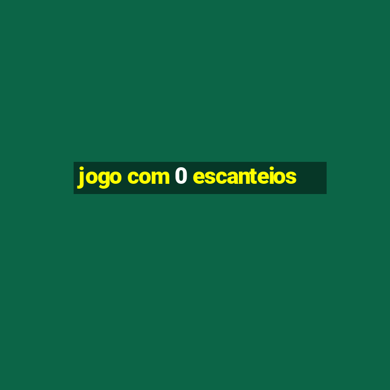 jogo com 0 escanteios