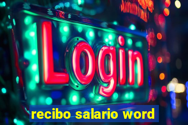 recibo salario word