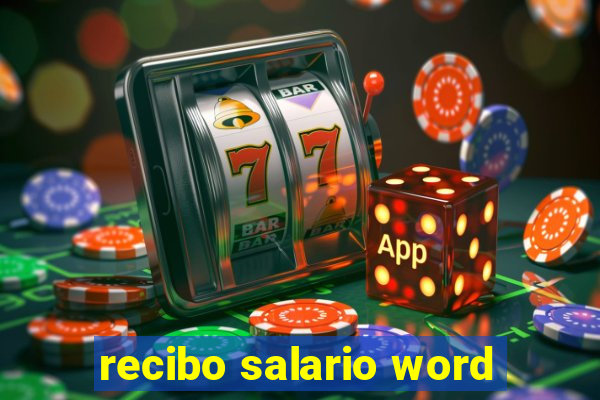 recibo salario word