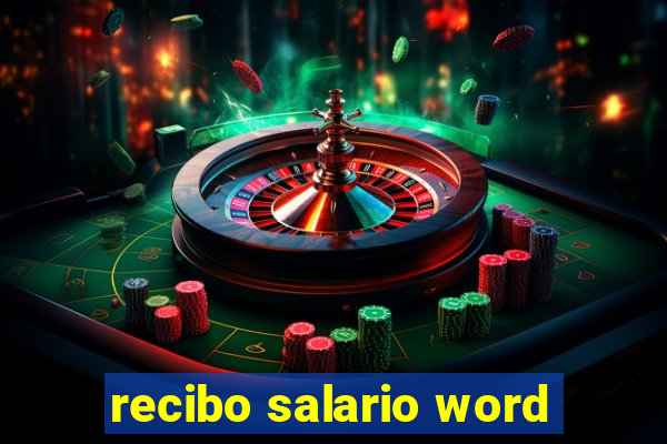 recibo salario word