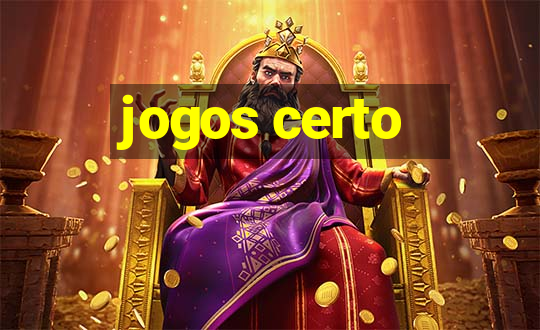 jogos certo