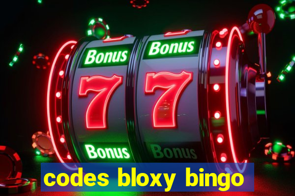 codes bloxy bingo