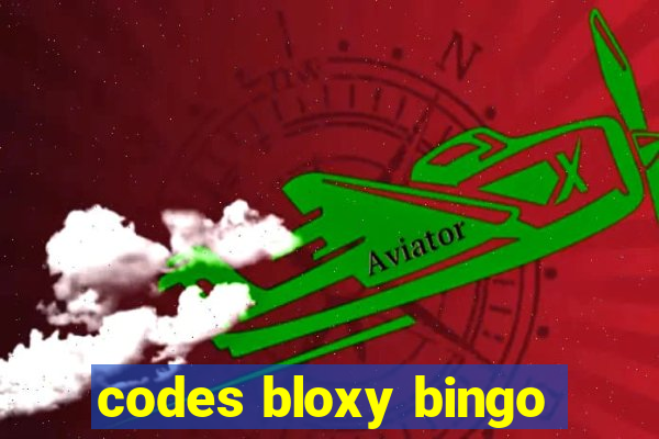 codes bloxy bingo