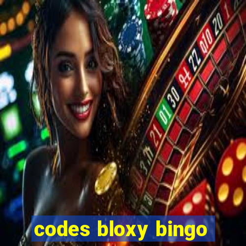 codes bloxy bingo