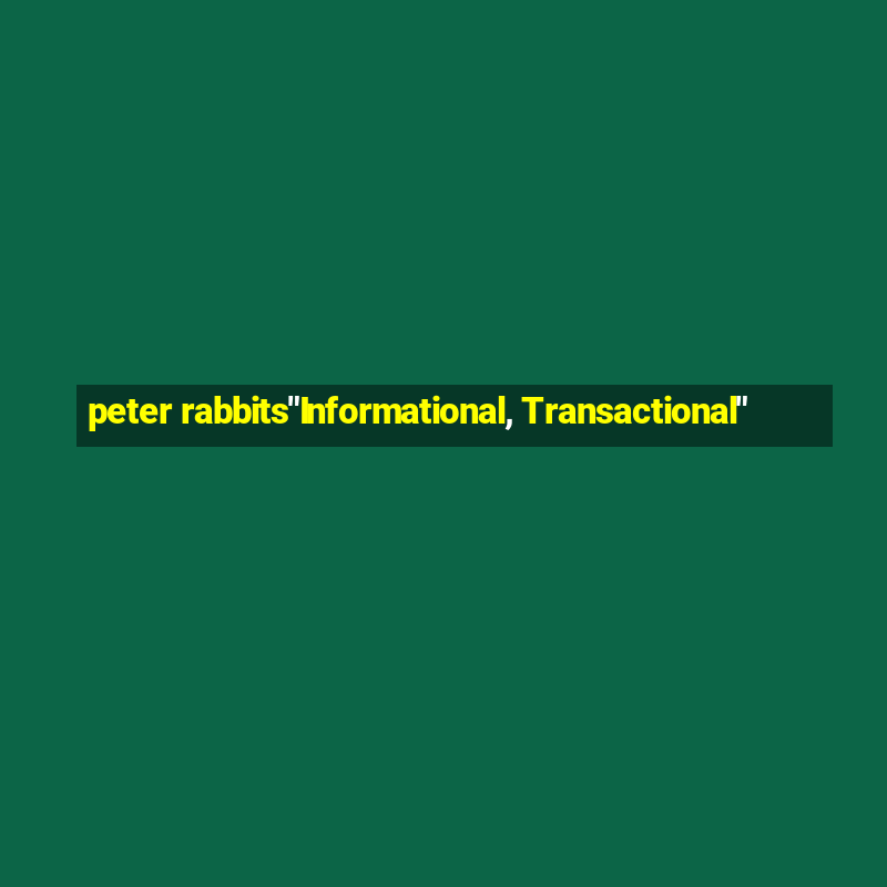 peter rabbits