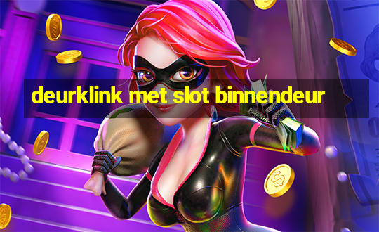 deurklink met slot binnendeur