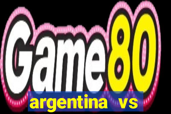 argentina vs colombia ao vivo