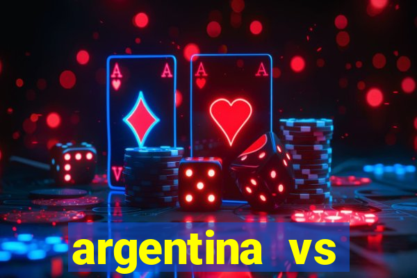 argentina vs colombia ao vivo