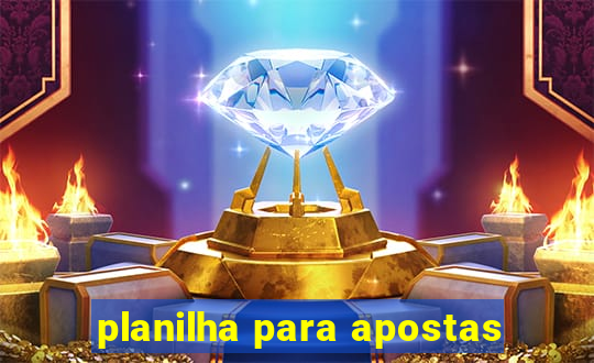 planilha para apostas