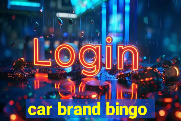 car brand bingo