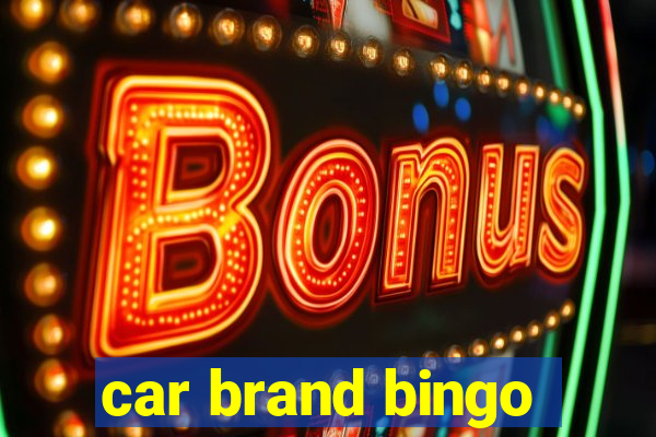 car brand bingo