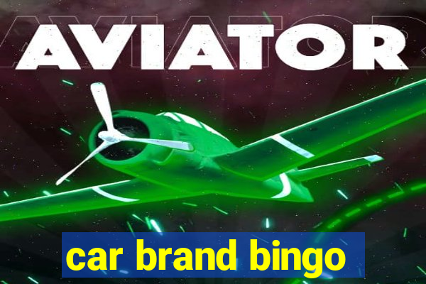 car brand bingo