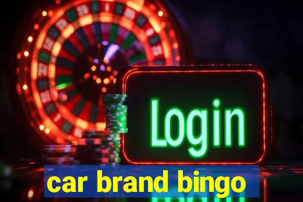 car brand bingo