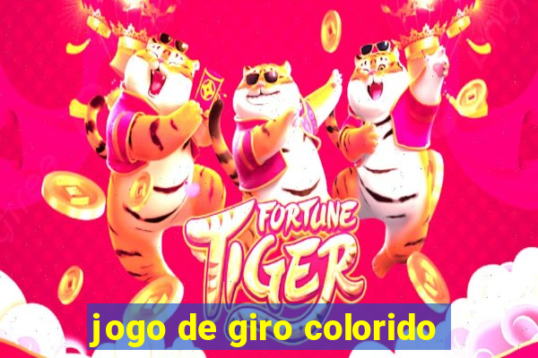 jogo de giro colorido