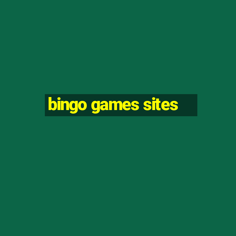 bingo games sites