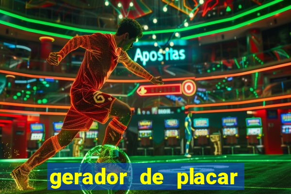 gerador de placar de futebol