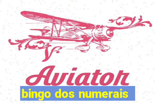 bingo dos numerais