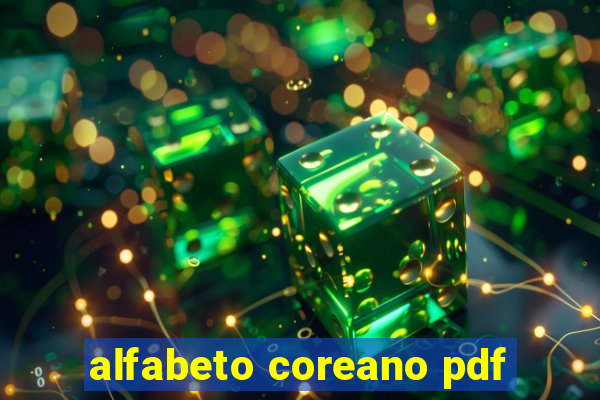 alfabeto coreano pdf