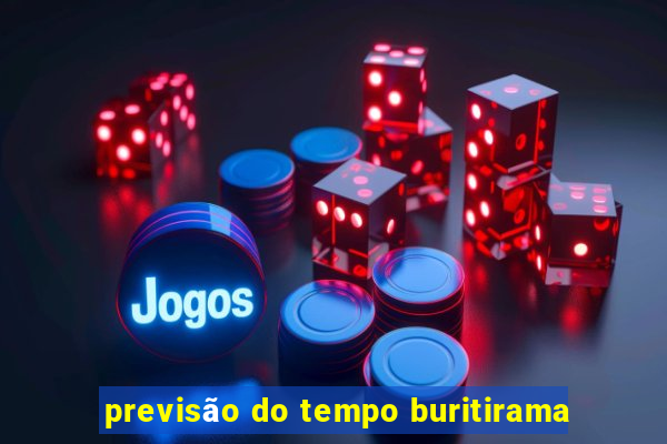 previsão do tempo buritirama