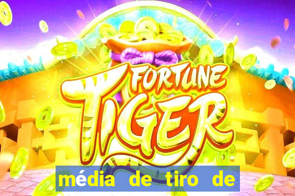 média de tiro de meta por jogo