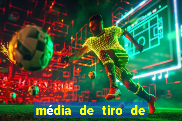 média de tiro de meta por jogo