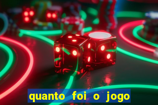 quanto foi o jogo do fluminense