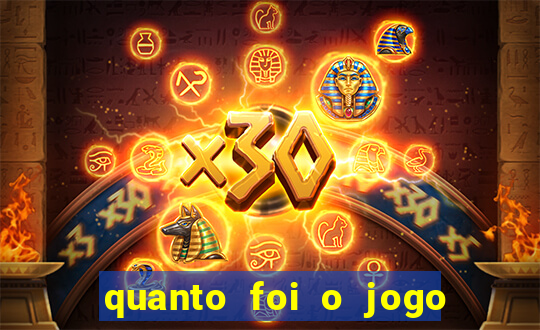 quanto foi o jogo do fluminense