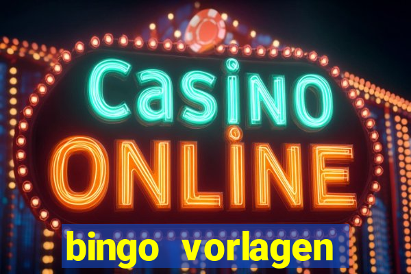 bingo vorlagen kostenlos erstellen