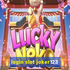 login slot joker123