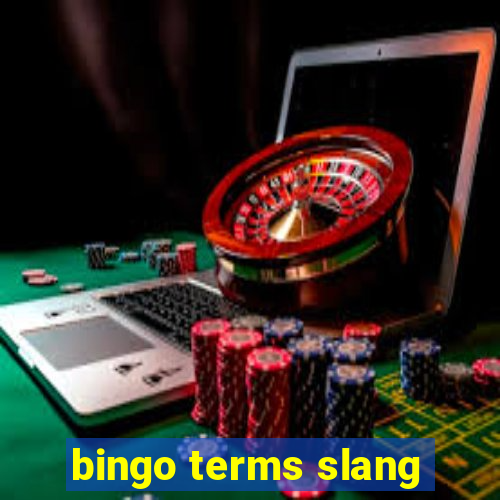 bingo terms slang