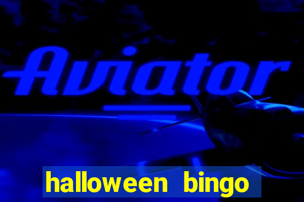 halloween bingo games for kids