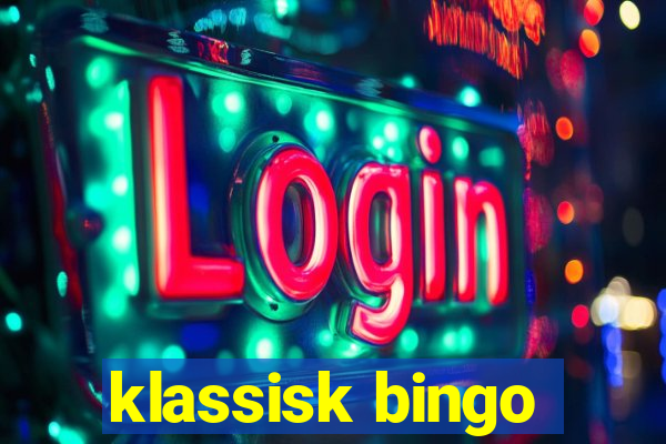 klassisk bingo