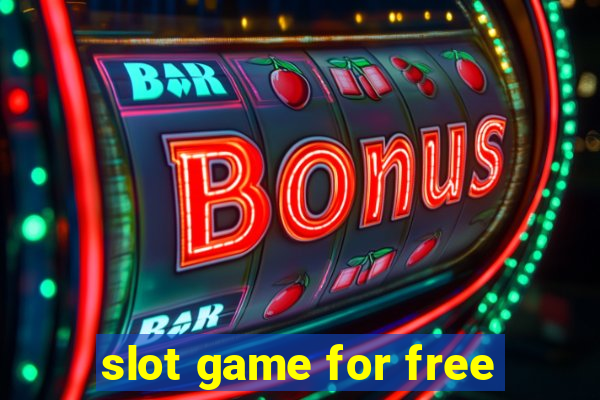 slot game for free