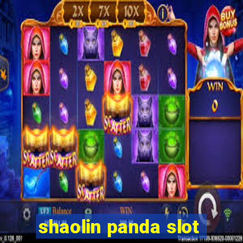 shaolin panda slot