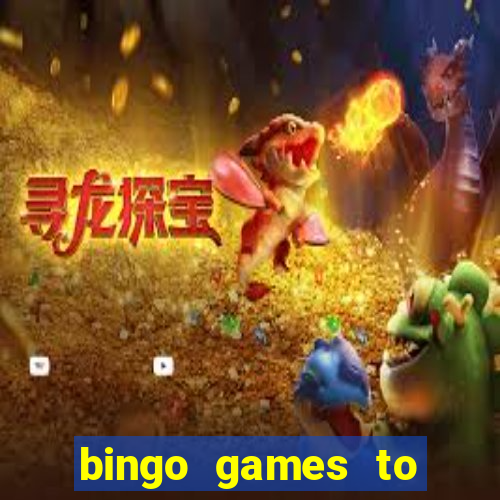 bingo games to play for free