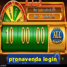 pronavenda login