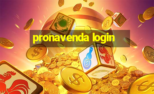 pronavenda login