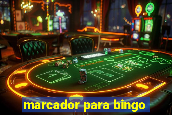 marcador para bingo