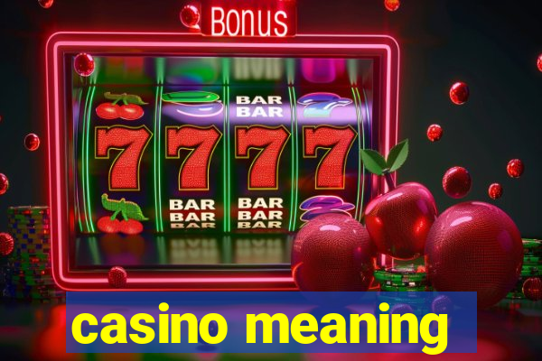 casino meaning