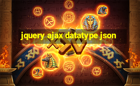 jquery ajax datatype json