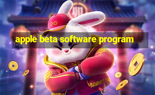 apple beta software program