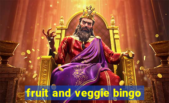 fruit and veggie bingo