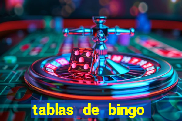 tablas de bingo para imprimir en excel