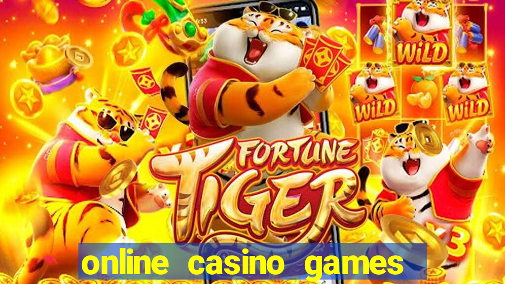 online casino games real money