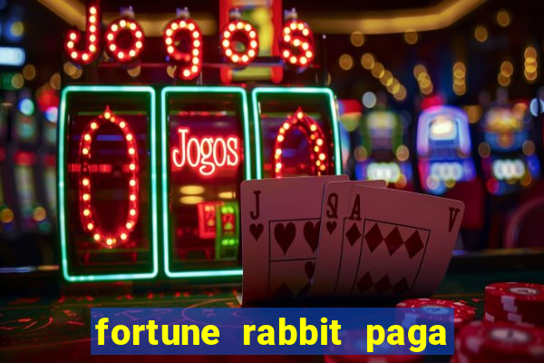 fortune rabbit paga que horas